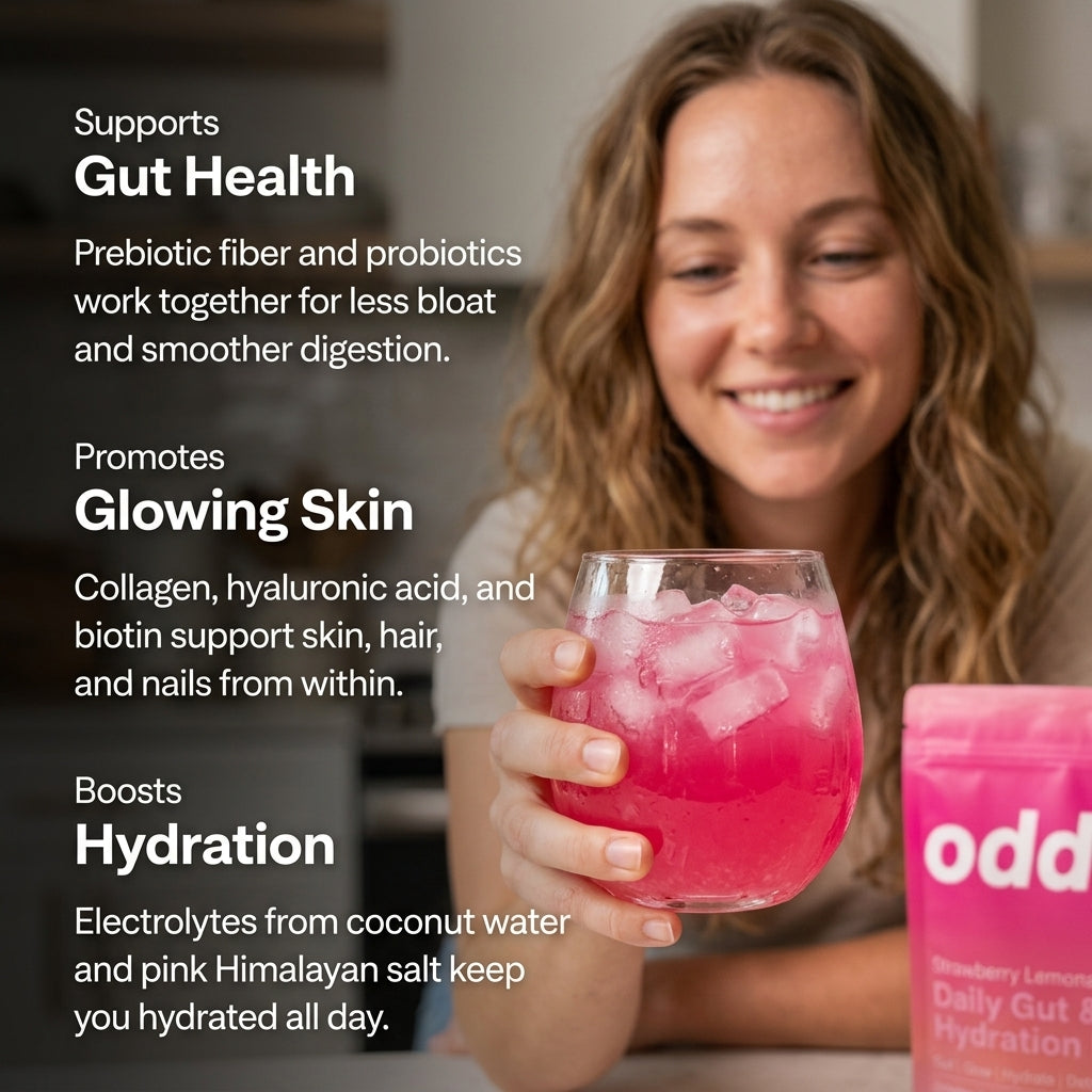 Oddgut Daily Gut & Glow Hydration Drink Mix